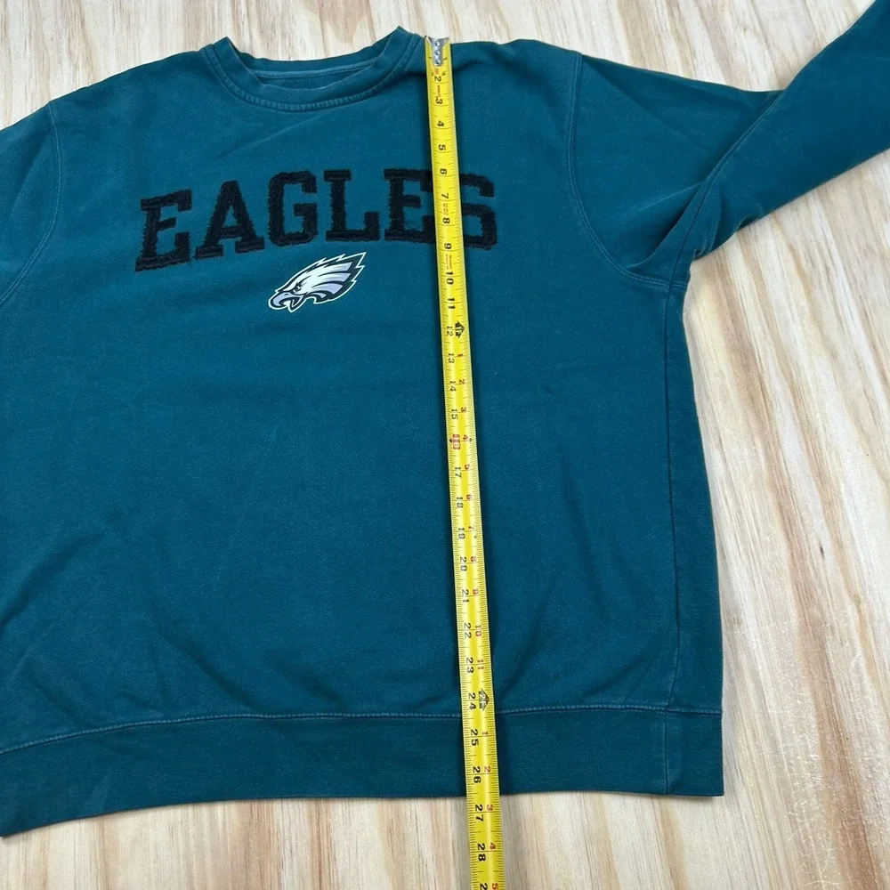NFL Authentic Philadelphia‎ Eagles Crewneck Sweatshirt Football Sports Size L